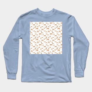 Deer aesthetic pattern Long Sleeve T-Shirt